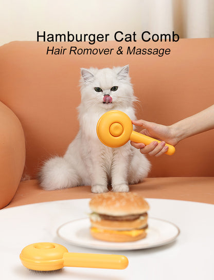 Hamburger Cat Brush Comb