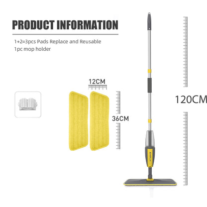 360° Rotation Flat Spray Floor Mop